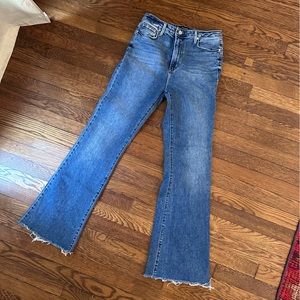 Just black flare jeans